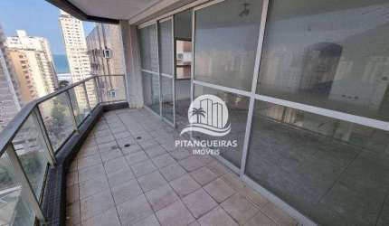 Praia de Pitangueiras, Altíssimo Padrão, Varanda Espetacular com Vista para o Mar, 2 Garagens, Lazer, 250 m² de área útil.