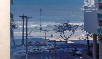 Pitangueiras - Vista para o mar - 135 m² úteis - No calçadão de Pitangueiras - Garagem.