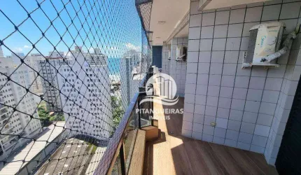 Apartamento com 4 dormitórios à venda, 140 m² - Pitangueiras - Guarujá/SP