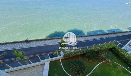 Apartamento amplo frente total para o mar, com excelente vista