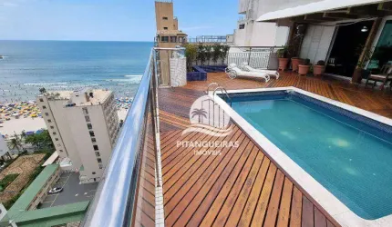 Cobertura com 3 dormitórios à venda, 300 m² - Pitangueiras - Guarujá/SP