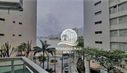 Apartamento com 4 dormitórios, 50 metros da praia na Pitangueiras no Guarujá