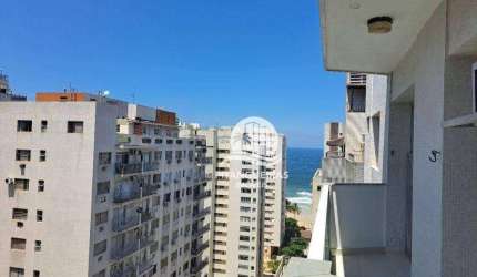 Apartamento com 3 dormitórios no Centro do Guarujá na segunda quadra da Praia das Pitangueiras