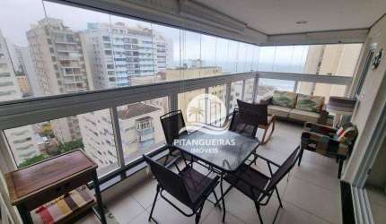 Apartamento com 3 dormitórios para alugar, 105 m² - Pitangueiras - Guarujá/SP