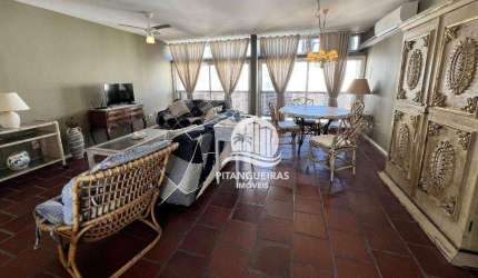 Apartamento com 4 dormitórios à venda, 134 m² - Pitangueiras - Guarujá/SP