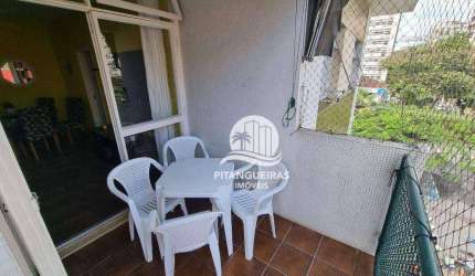 Apartamento com 3 dormitórios à venda, 100 m²- Pitangueiras - Guarujá/SP