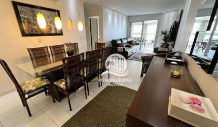 Apartamento com 3 dormitórios para alugar, 115 m² - Pitangueiras - Guarujá/SP