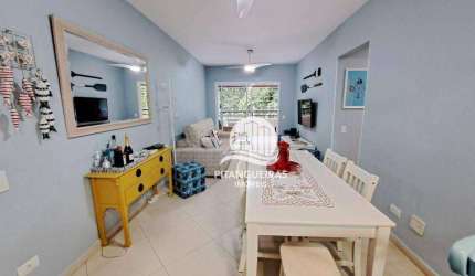 Apartamento amplo com 3 dormitórios 100 metros das Praias da Enseada e da Praia das Pitangueiras.