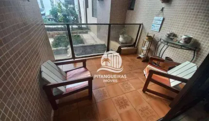 Apartamento com 2 Quartos e 2 vagas de garagem, 2 quadras da praia na Pitangueiras  Guarujá/SP.