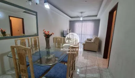 Apartamento com 2 dormitórios para alugar, 75 m² - Pitangueiras - Guarujá/SP