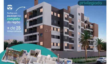 Apartamento com 2 quartos à venda na Rua João Bonat, 494, Novo Mundo, Curitiba, 46 m2 por R$ 337.901