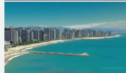 Vende excelente apartamento compacto na beira mar