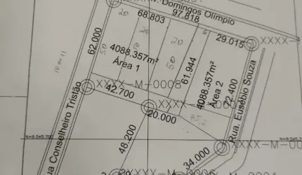 Vende excelente terreno de esquina na Av domingos olímpio