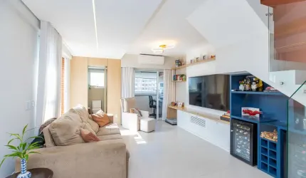 Cobertura para venda com 2 quartos, sendo 2 suítes, 110m²