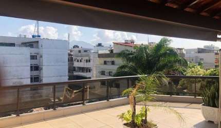 Cobertura linear a venda no Recreio dos Bandeirantes com 3 quartos