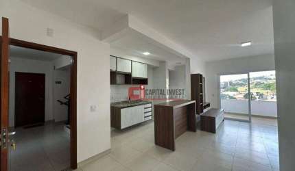 Apartamento com 2 dormitórios para alugar, 70 m² por R$ 3.280,00/mês - Parque Dos Ipês - Jaguariúna/SP