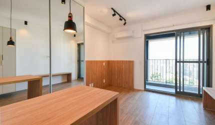 Elegante studio para venda e locação, 26m²