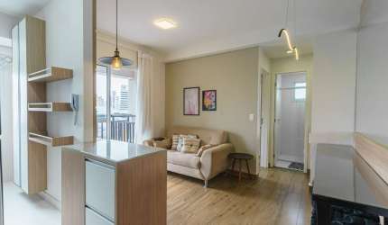 Sensacional apartamento tipo para venda com 1 quarto, 35m²