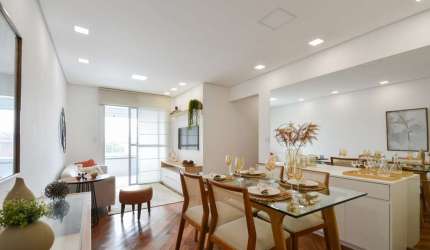 Confortável apartamento tipo para venda com 3 quartos, sendo 1 suíte, 84m²