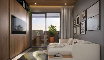 Sensacional studio para venda com 1 quarto, 32.33m²