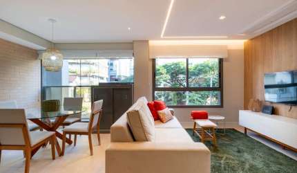 Espetacular apartamento tipo para venda com 1 quarto, sendo 1 suíte, 69.3m²