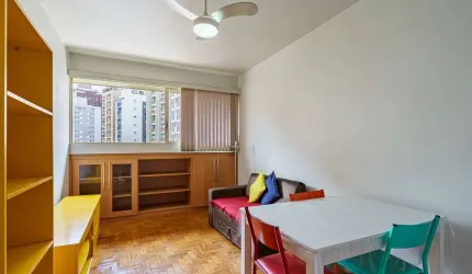 Sensacional apartamento tipo para venda com 1 quarto, 48m²