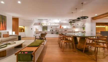 Funcional apartamento tipo para venda com 3 quartos, sendo 3 suítes, 213m²