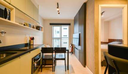 Atraente apartamento tipo para venda com 1 quarto, 30m²