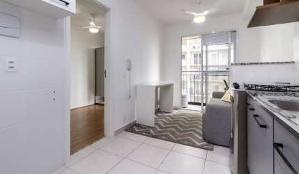 Versátil apartamento tipo para venda com 1 quarto, sendo 1 suíte, 30m²