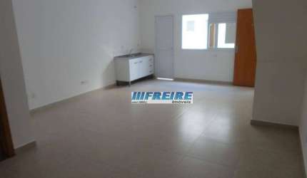 Kitnet com 1 dormitório para alugar, 40 m² por R$ 1.755,00/mês - Nova Gerti - São Caetano do Sul/SP