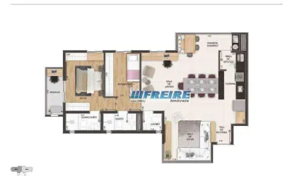 Lançamento de apartamento com 2 dormitórios à venda, 83 m² por R$ 784.900 - Vila Floresta - Santo André/SP