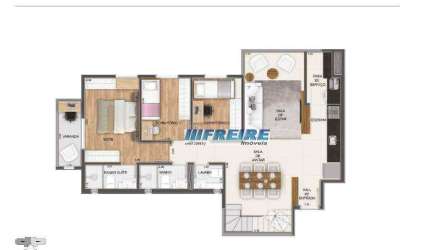 Apartamento com 3 dormitórios à venda, 114 m² por R$ 779.000,00 - Vila Floresta - Santo André/SP