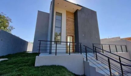 Casa nova com quintal e 3 dormitórios à venda, 116 m² por R$ 970.000 - Parque Rizzo II - Cotia/SP