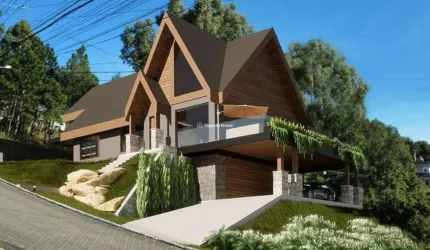 Casa com 3 quartos à venda na Gentil Bonato, 160, Vale das Colinas, Gramado por R$ 2.950.000
