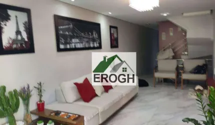 Sobrado com 3 dormitórios à venda, 182 m² por R$ 900.000,00 - Vila Valparaíso - Santo André/SP