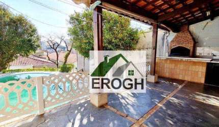 Casa com Piscina,  3 dormitórios, 326 m² - venda por R$ 1.650.000 ou aluguel por R$ 13.400/mês - Campestre - Santo André/SP