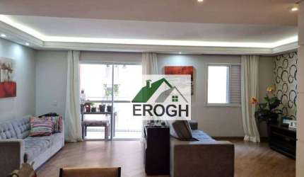 Apartamento com 3 dormitórios à venda, 130 m² por R$ 1.170.000,00 - Jardim - Santo André/SP