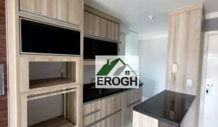 Apartamento com 2 dormitórios à venda, 55 m² por R$ 350.000,00 - Vila Homero Thon - Santo André/SP