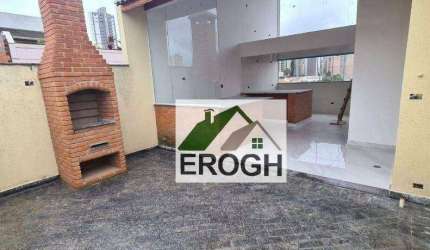 Cobertura com 2 dormitórios, 110 m² - venda por R$ 560.000,00 ou aluguel por R$ 4.300,00/mês - Campestre - Santo André/SP