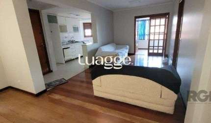 Apartamento de 2 dormitórios grande com suite, sacada fechada com churrasqueira, elevador, garagem, no Bairro São João / Higienópolis
