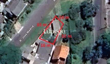 ótimo terreno com 33m de frente ao lado de uma praça