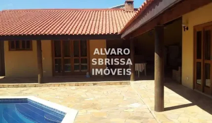 Chácara à venda com 4 dormitórios e piscina no Condomínio Terras de Santa Rosa Salto SP