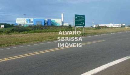 Área comercial à venda com 2.500 m2 em excelente localização na Rodovia Santos Dumont próximo à Concrebase Salto SP