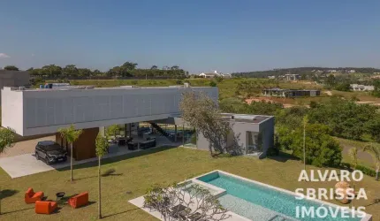 Casa mobiliada com piscina e 6 suítes no Condomínio Terras de São José II em Itu SP ac:796m2 at:3.878
