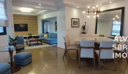 Apartamento mobiliado espaçoso em local maravilhoso vista 270°, com 3 suítes e mais 1 suíte para empregada. Em Itu SP