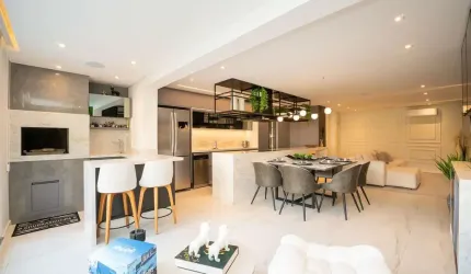 Apartamento mobiliado 3 dormitórios no Bigorrilho  - J.A. imóveis