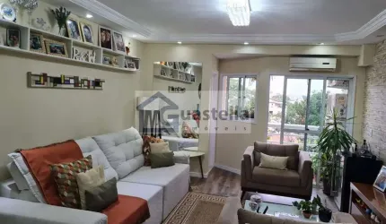 Espaçoso apartamento de 3 quartos com 2 suítes em Vila Caminho do Mar - São Bernardo do Campo por R$760.000