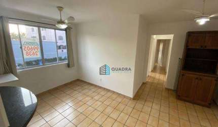 Apartamento com 3 dormitórios para alugar, 70 m² por R$ 3.550,10/mês - Itacorubi - Florianópolis/SC