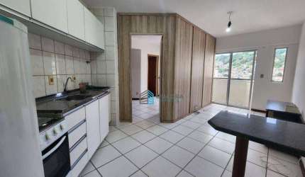 Apartamento com 1 dormitório para alugar, 40 m² por R$ 3.210,71/mês - Centro - Florianópolis/SC