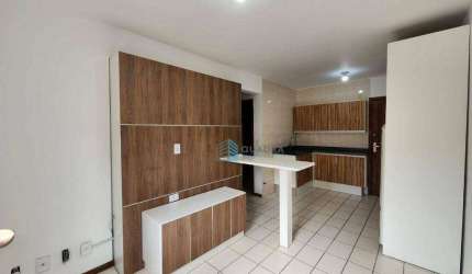 Apartamento com 1 dormitório para alugar, 40 m² por R$ 3.042,32/mês - Trindade - Florianópolis/SC